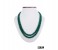 Netra Pearl 12029 2 Line Emerald Necklace Green 1 in OMAN