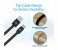 Promate LinkMate-U2F Premium Flat Micro-USB Sync & Charge Cable - Black 4 in KSA