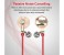 Promate Retro-2 Universal Wristband Style Stereo Earphones, Red 6 in UAE