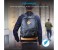 Promate Drake-2 15.6 inch Retro Styled Laptop Backpack with Multiple Zippers, Blue 3 in OMAN