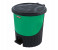 Delcasa DC1496 8.5 Litre Easy Pedal Garbage Bin - Green & Black 1 in UAE
