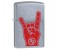 Zippo 29476 207 Foo Fighter Chrome Lighter Silver and Red 1 in UAE