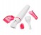 HL011 Battery Operated Sensitive Precision Beauty Styler - White & Pink 1 in UAE