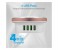Promate ChargLite-4.UK High Power USB Desktop Charging Hub with LED Night Light, White 2 in UAE