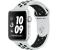 Apple Watch MQKX2 Nike+ Series 3 - 38mm Aluminum Case with Pure Platinum/ Nike Sport Band, White & Black 2 in UAE