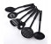 Nylon ladle spoon set 6 Pieces - Black 1 in UAE
