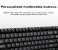 Rapoo X1800S Combo Wireless Optical Mouse & Keyboard - Arabic, Black 4 in UAE
