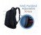 Promate Zest 15.4 inch Multifunction Laptop Backpack with Multiple storage Option - Blue 2 in UAE