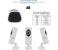180 Degree Panoramic Surveillance Wireless Security Camera HD Multifunctional Fisheye Wifi IP with Two Way Audio Night Vision - White 6 in OMAN