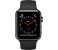 Apple Watch MQM02 Series 3 - 42mm Stainless Steel Case with GPS+Cellular Sport Band, Black 1 in UAE