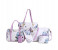 Dcart HB20104 6 Piece Floral Style Handbag Set Purple 1 in UAE