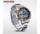 Weide WH 1104MB Mens Digital and Analog Watch Gold and Silver 3 in UAE