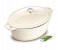 Lamart LT1062 6L Cast-Iron Pot with Lid, Cream 3 in UAE