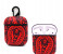 Zoom ZEC-20 Airpod case hard metalic designed - Red 1 in UAE