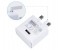  Universal Fast Charging UK Plug Adapter With Micro USB Cable FCK-10 White 2 in UAE