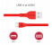 Promate Powerbeam-C USB to USB Type C Fast Charging Cable with Over-Current Protection - 1.2 Metre, Red 3 in UAE