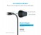 Anker A8142 Powerline Plus Micro USB Cable 3 ft Grey 6 in OMAN