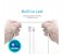 Promate LinkMate-LTM Mesh Sync & Charge MFi Lightning Cable - Silver 4 in OMAN