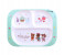 Royalford RF7247 Melamine Ware Baby Plate - White & Blue 1 in UAE