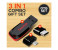 ZE 3 In 1 Combo Gift Set, Sandisk Cruzer Blade 16Gb USB 2.0 Flash Drive + Micro USB 2.0 OTG Connector + Type C Male To USB 2.0 Female OTG Connector 1 in OMAN