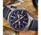Curren 8211 Casual Double Scale Quartz Watch For Men Navy Blue 3 in UAE