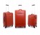 Para John PJTR3022O PVC Trolley Bag Set of 3 Pieces - Orange 1 in UAE