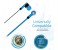 Promate Swish Universal Trendy Stereo Earphone with Noise Isolation, Blue 5 in UAE