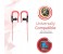 Promate Glitzy Premium In Ear Noise Isolating Earhook Over-Ear Headphones, Pink 4 in UAE