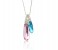 Stainless steel Infinity Zarcon Necklace 33070 Multicolor 1 in UAE