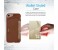 Promate Wallet-X Ultra-Slim Shock Absorbent Leather iPhone 7 Case with Card Slot,Brown 7 in UAE