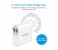 Promate PowerCore-C 60W Multi Regional Plug USB C Wall Adapter with Power Delivery, White 8 in OMAN