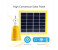 Promate SolarLamp-1 Built-in Power Bank LED Camping Lamp with Solar Panel - Yellow 2 in OMAN