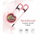 Promate Glitzy Premium In Ear Noise Isolating Earhook Over-Ear Headphones, Pink 3 in UAE