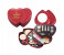 Kmes Double Heart Shape Design Small Makeup Kit - Multi-Colour 1 in UAE
