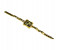 Smaker Chain Watch for Ladies Square - Gold 2 in KSA
