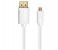 Promate LinkMate-H3L 24K Gold Plated Micro-HDMI to HDMI Audio Video Cable - White 1 in UAE