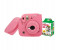 Fujifilm Instax Mini 9 Instant Camera with Leather Bag & 20x Film Sheet - Flamingo Pink 1 in OMAN