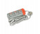 Electron EL-3001 3 Way Extension Socket - Grey & Orange, 2 Meter 1 in UAE