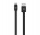 Promate LinkMate-U2F Premium Flat Micro-USB Sync & Charge Cable - Black 1 in KSA