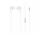 Promate Earmate-IS Premium Bass Stereo Headphones with Inline Microphone, White 1 in UAE