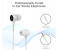 Promate Bent Dynamic In Ear Stereo Wired Earphone with Mic - White 2 in UAE