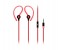 Promate Jazzy In Ear Wired Earhook Headphones with Built-In Microphone, Pink 1 in UAE