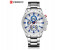 Curren 8275 Analog Business Watch For Men Silver and White 1 in UAE