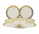 Rosymomen 2377 9-inch Plastic Round Plate Set - 10 Pieces, Gold 2 in OMAN