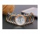 Swissmark SMWK201 Link Design Stainless Steel Analog Watch for Women,black gold 4 in OMAN