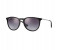 Ray-Ban 0RB4187F 622/8G Aviator Black Frame & Grey Gradient Mirrored Sunglasses for Unisex 1 in OMAN