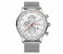 Curren 8227 Business Decorative Sub Dial Quartz Watch For Men Silver and White 1 in UAE