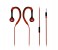 Promate Natty Universal Sporty Over the Ear Gear Buds Headphone with Noise Cancelling, Red 1 in UAE