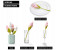4 Pieces Peleg Design Bloom Flower Paper Napkin Holder - Green 5 in KSA