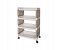 Royalford RF7750 4 Layer Plastic Kitchen Storage Rack - Brown 1 in OMAN